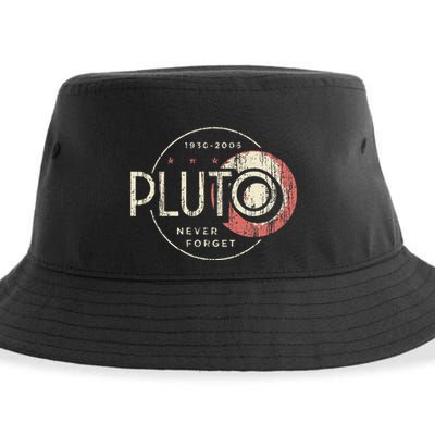 Pluto Never Forget Funny Pluto Pluto Lover Pluto  Sustainable Bucket Hat