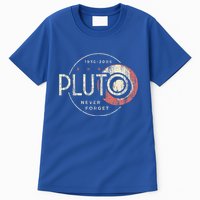 Pluto Never Forget Funny Pluto Pluto Lover Pluto  Tall T-Shirt
