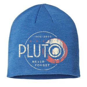 Pluto Never Forget Funny Pluto Pluto Lover Pluto  Sustainable Beanie