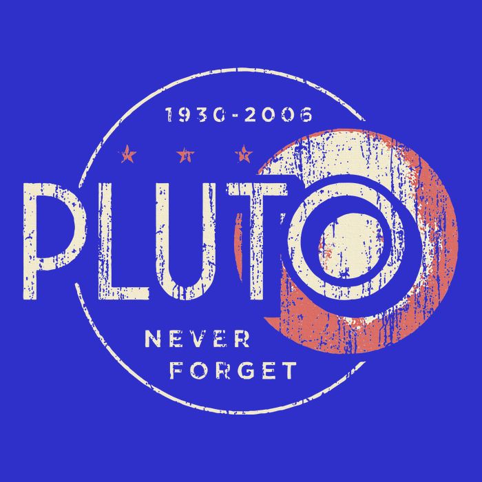 Pluto Never Forget Funny Pluto Pluto Lover Pluto  16 in Basic Backpack