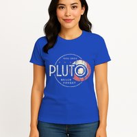 Pluto Never Forget Funny Pluto Pluto Lover Pluto  Womens T-Shirt