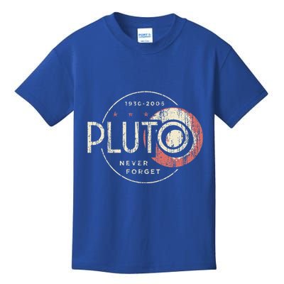 Pluto Never Forget Funny Pluto Pluto Lover Pluto  Kids T-Shirt