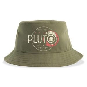 Pluto Never Forget Funny Pluto Pluto Lover Pluto  Sustainable Bucket Hat