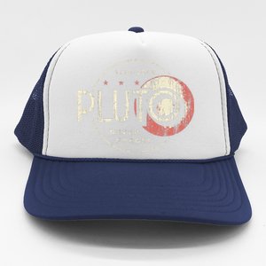 Pluto Never Forget Funny Pluto Pluto Lover Pluto  Trucker Hat