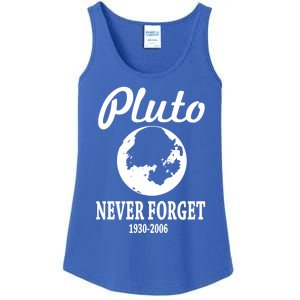 Pluto Never Forget Gift Ladies Essential Tank