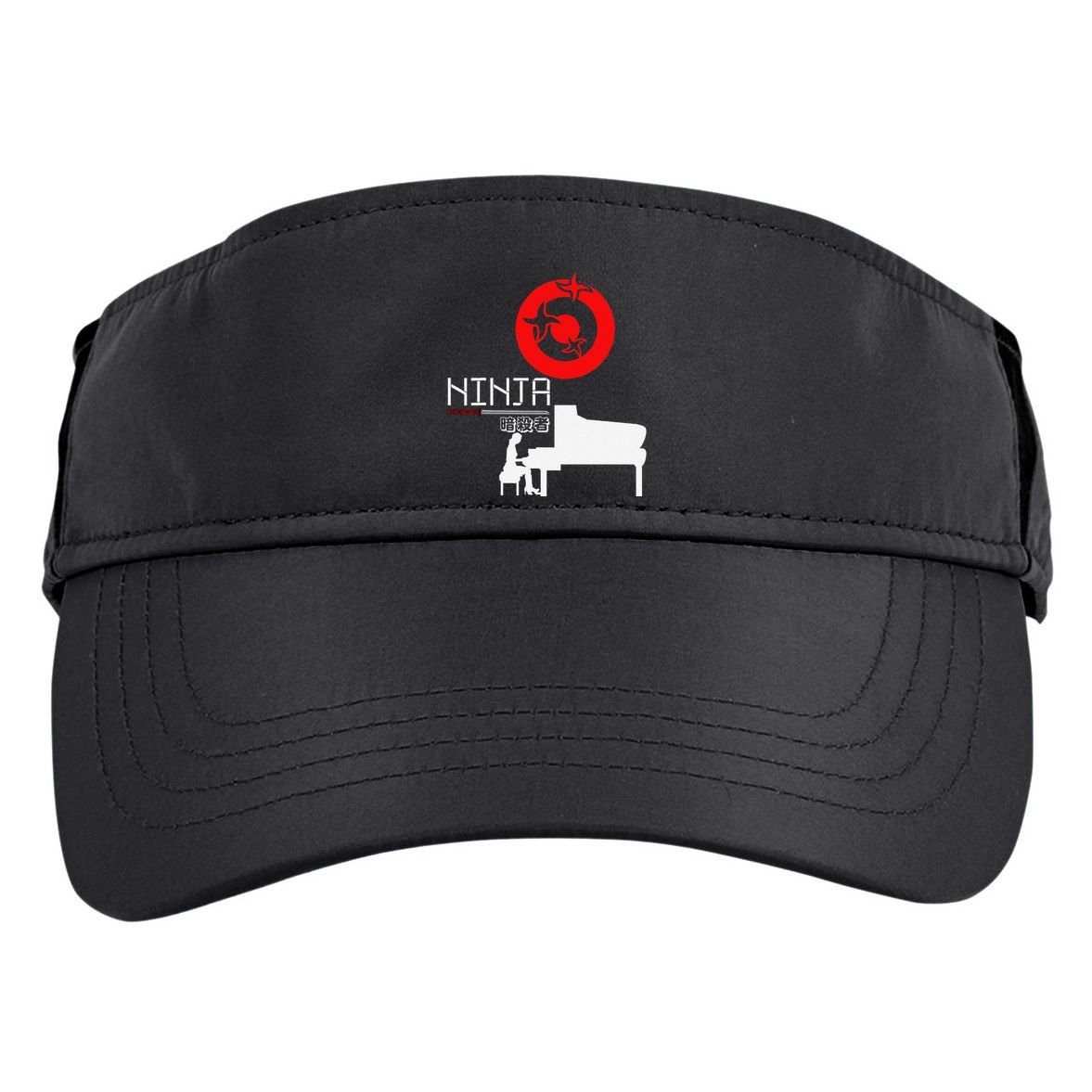 Piano Ninja Funny Keyboard Player Pianist Gift Adult Drive Performance Visor