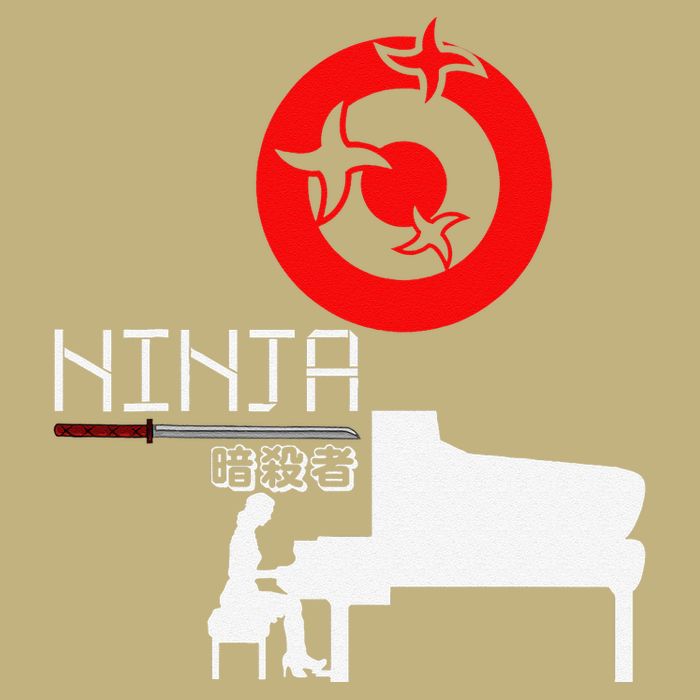 Piano Ninja Funny Keyboard Player Pianist Gift Long Sleeve Shirt