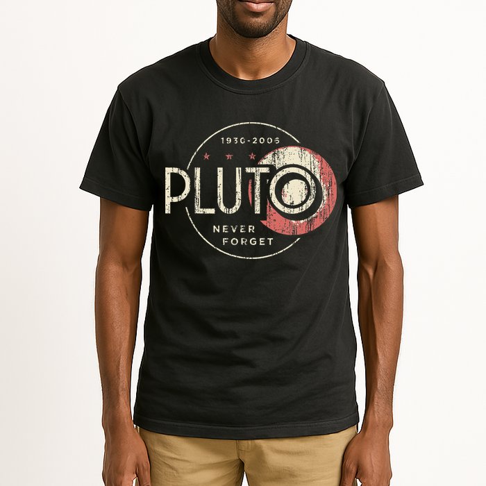 Pluto Never Forget Funny Pluto Pluto Lover Pluto Tall T-Shirt