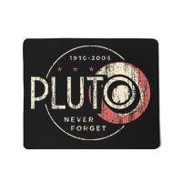 Pluto Never Forget Funny Pluto Pluto Lover Pluto Mousepad