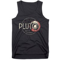 Pluto Never Forget Funny Pluto Pluto Lover Pluto Tank Top