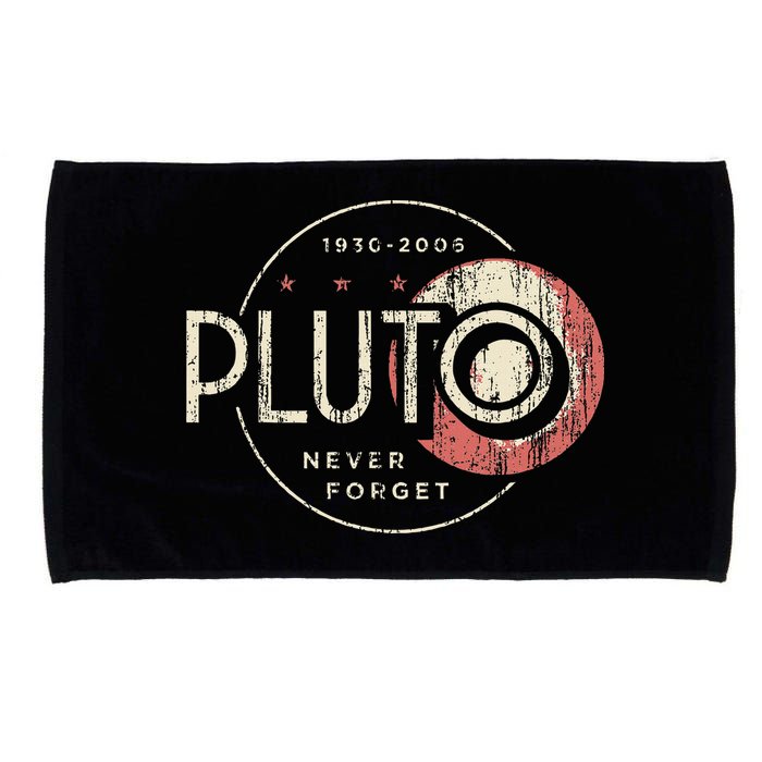 Pluto Never Forget Funny Pluto Pluto Lover Pluto Microfiber Hand Towel