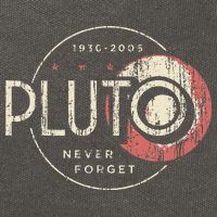 Pluto Never Forget Funny Pluto Pluto Lover Pluto Cotton Canvas Backpack