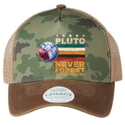 Pluto Never Forget Pluto Astronomy Legacy Tie Dye Trucker Hat
