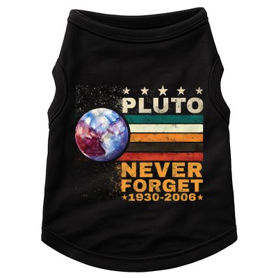 Pluto Never Forget Pluto Astronomy Doggie Tank