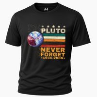 Pluto Never Forget Pluto Astronomy Cooling Performance Crew T-Shirt