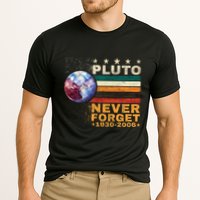 Pluto Never Forget Pluto Astronomy Cooling Performance Crew T-Shirt