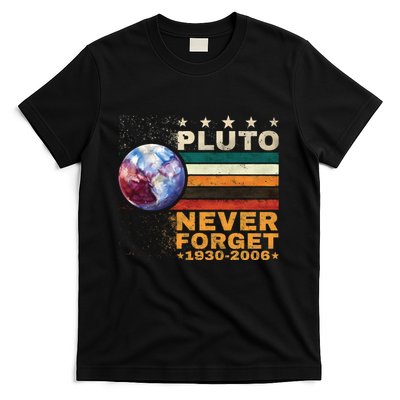 Pluto Never Forget Pluto Astronomy T-Shirt