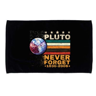 Pluto Never Forget Pluto Astronomy Microfiber Hand Towel