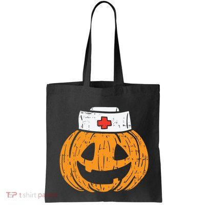 Pumpkin Nurse Funny Scary Halloween Costume Rn Cna Icu Girl Bag