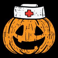 Pumpkin Nurse Funny Scary Halloween Costume Rn Cna Icu Girl Baby Bodysuit
