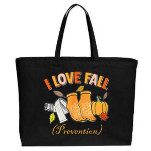 Pt Nurse Fall I Love Fall Prevention Fall Physical Therapy Cotton Canvas Jumbo Tote