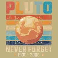 Pluto Never Forge Funny Space Science Button