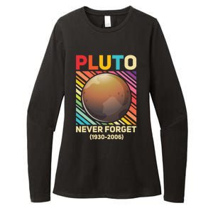 Pluto Never Forget Tee Gift Womens CVC Long Sleeve Shirt