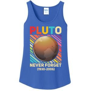 Pluto Never Forget Tee Gift Ladies Essential Tank