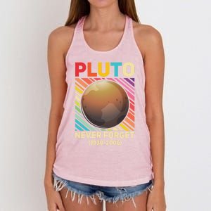 Pluto Never Forget Tee Gift Women's Knotted Racerback Tank