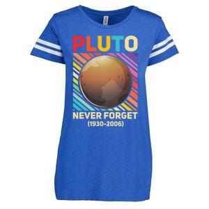 Pluto Never Forget Tee Gift Enza Ladies Jersey Football T-Shirt