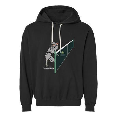 Pickleball Ninja, Fun Pickleball, Pickleball For Life Garment-Dyed Fleece Hoodie