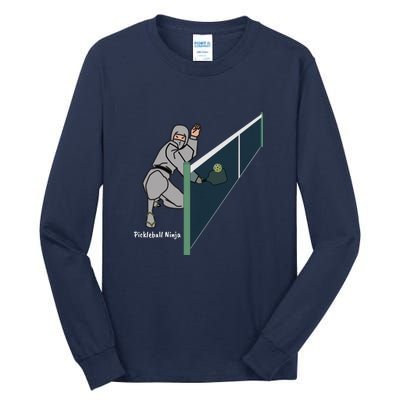 Pickleball Ninja, Fun Pickleball, Pickleball For Life Tall Long Sleeve T-Shirt