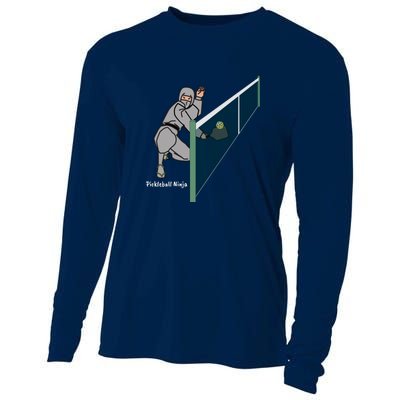 Pickleball Ninja, Fun Pickleball, Pickleball For Life Cooling Performance Long Sleeve Crew