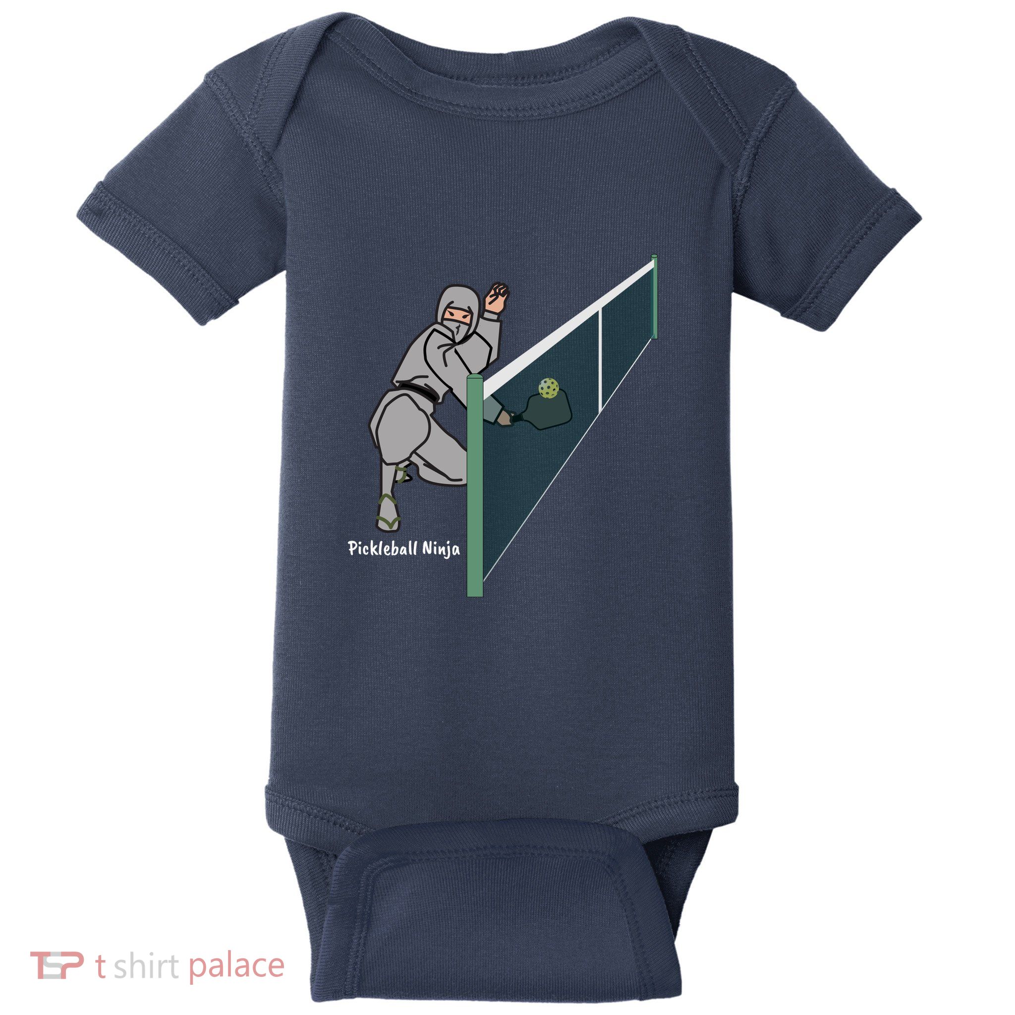 Pickleball Ninja, Fun Pickleball, Pickleball For Life Baby Bodysuit