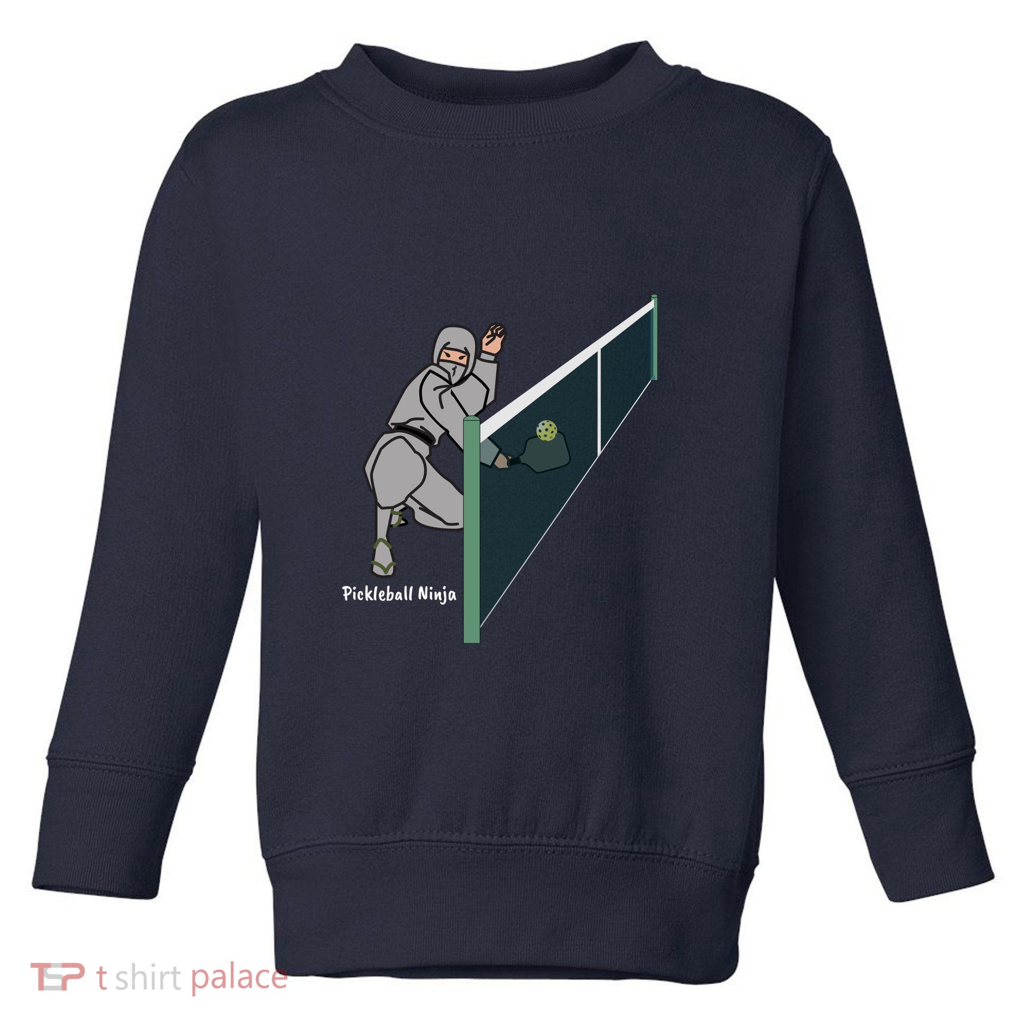 Pickleball Ninja, Fun Pickleball, Pickleball For Life Toddler Sweatshirt