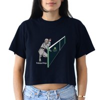 Pickleball Ninja, Fun Pickleball, Pickleball For Life Women's Crop Top Tee