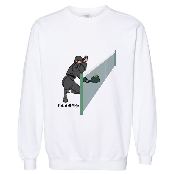 Pickleball Ninja, Fun Pickleball, Pickleball For Life Garment-Dyed Sweatshirt