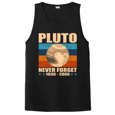 Pluto Never Forget Old Planet Dwarf Planet Great Gift PosiCharge Competitor Tank