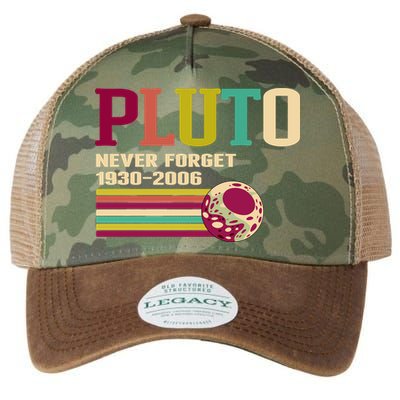 Pluto Never Forget 19302006 Solar System Planet Legacy Tie Dye Trucker Hat