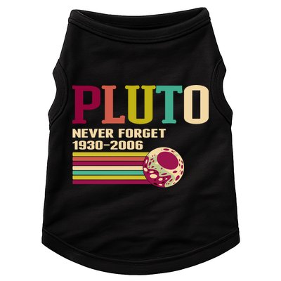 Pluto Never Forget 19302006 Solar System Planet Doggie Tank