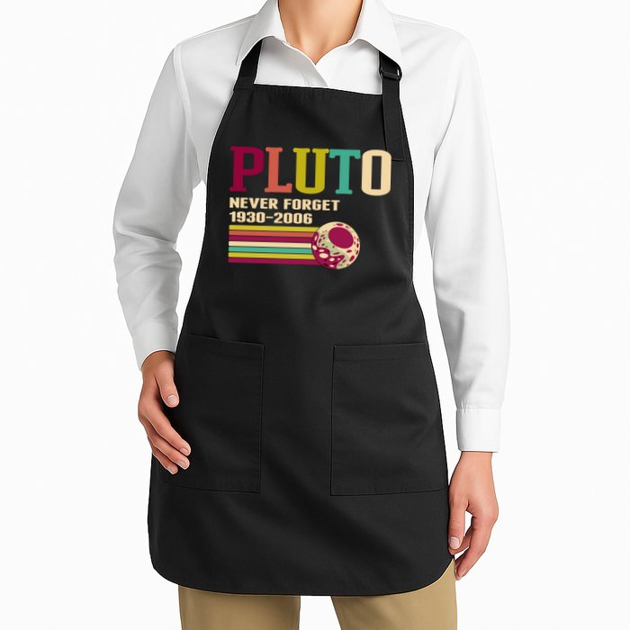 Pluto Never Forget 19302006 Solar System Planet Apron