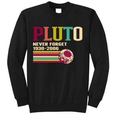 Pluto Never Forget 19302006 Solar System Planet Sweatshirt