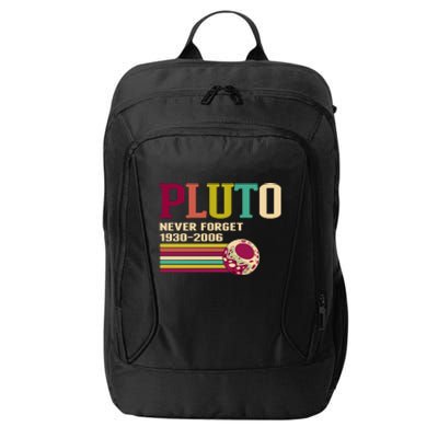 Pluto Never Forget 19302006 Solar System Planet City Backpack