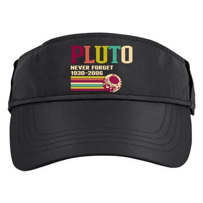 Pluto Never Forget 19302006 Solar System Planet Adult Drive Performance Visor