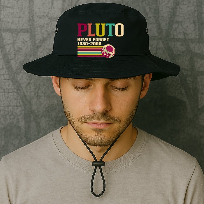 Pluto Never Forget 19302006 Solar System Planet Bucket Hat