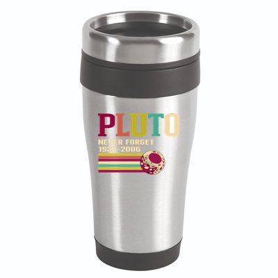 Pluto Never Forget 19302006 Solar System Planet 16oz Travel Tumbler
