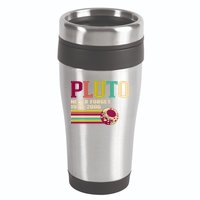 Pluto Never Forget 19302006 Solar System Planet 16oz Travel Tumbler