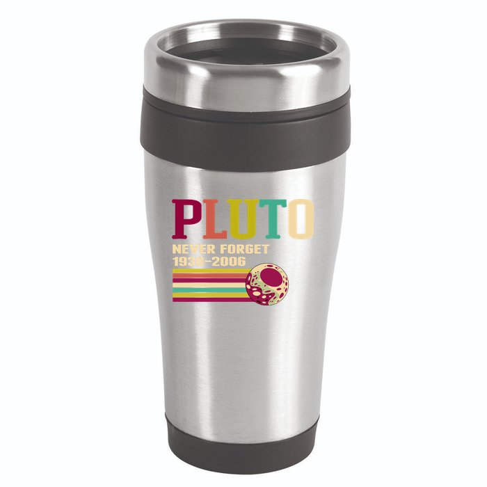 Pluto Never Forget 19302006 Solar System Planet 16oz Travel Tumbler