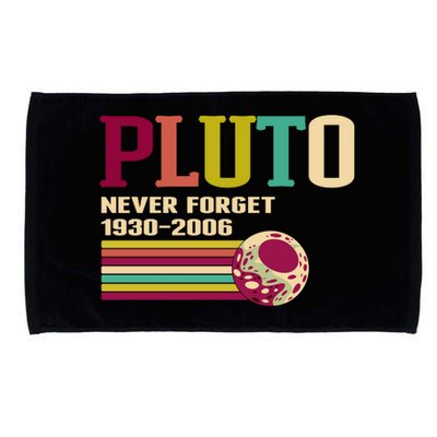 Pluto Never Forget 19302006 Solar System Planet Microfiber Hand Towel