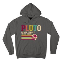 Pluto Never Forget 19302006 Solar System Planet Hoodie